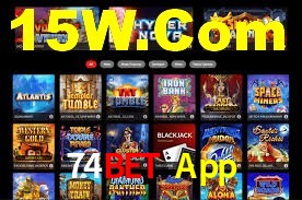 Sinta a adrenalina dos jogos de cassino com 74Bet App
